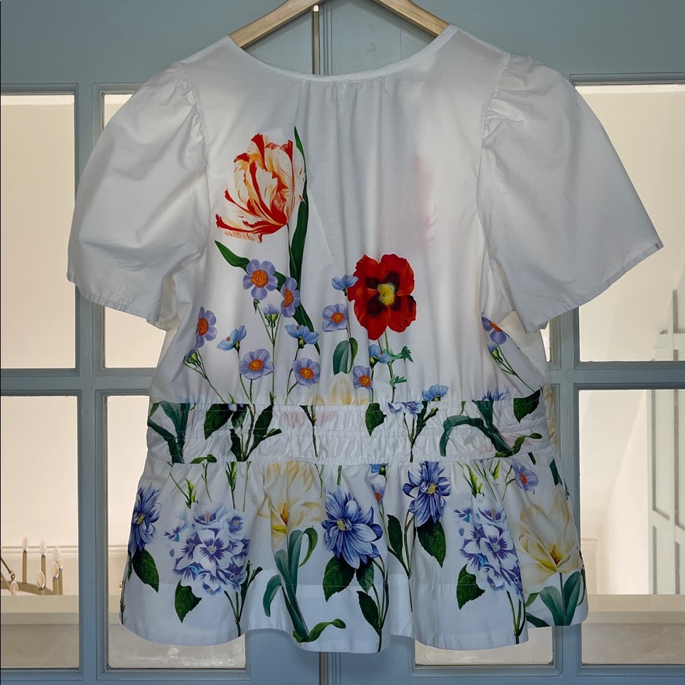 🌺 Anthropologie Somerset Blouse | XL | Poppy Floral 🌺 - Picture 4 of 5